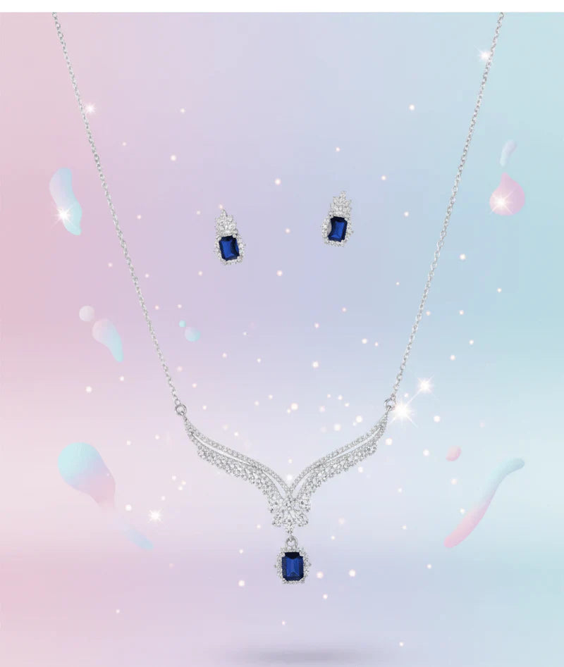 Square Drop Jewelry Set